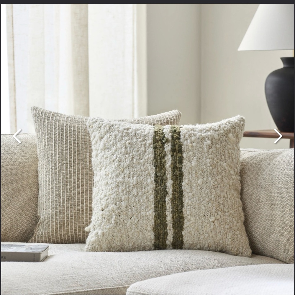 ✨ NWT Surya Dagny Pillow Covers – Set of 2 – Olive Green – 20x20 ✨